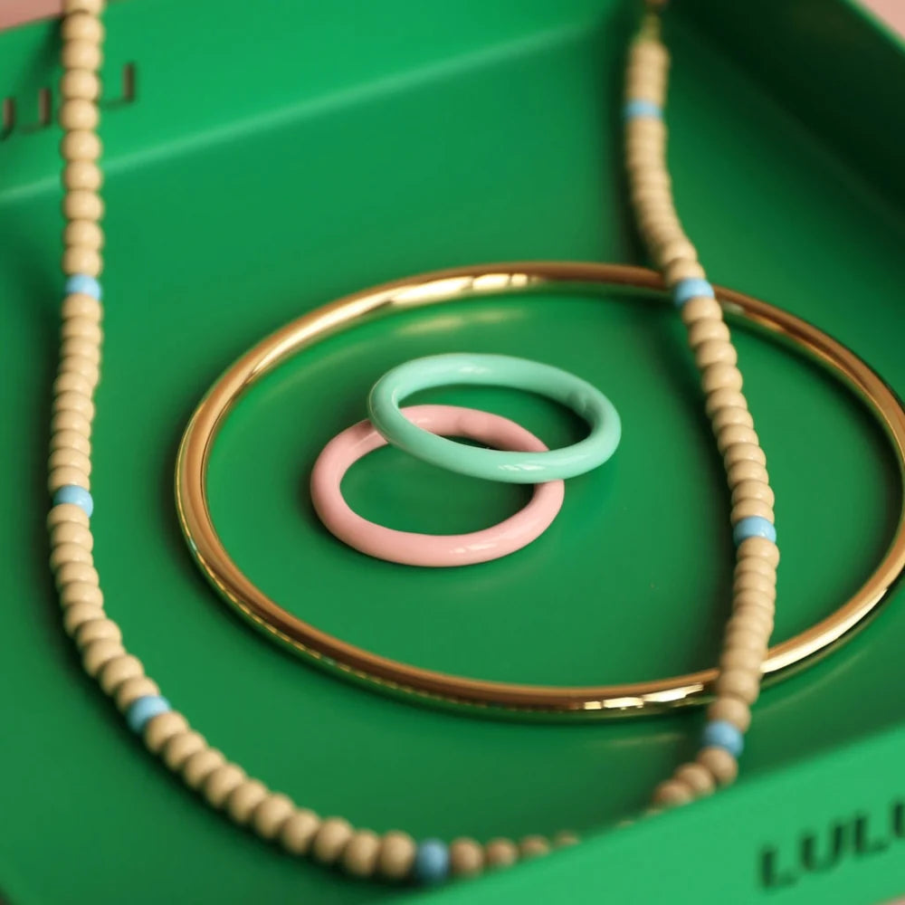 Bague 'Color' Mint | LULU COPENHAGEN