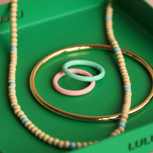 Bague 'Color' Mint | LULU COPENHAGEN