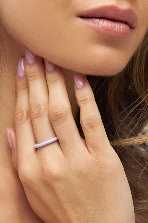 Bague 'Color' Purple | LULU COPENHAGEN
