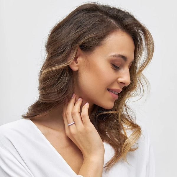 Bague 'Color' Purple | LULU COPENHAGEN