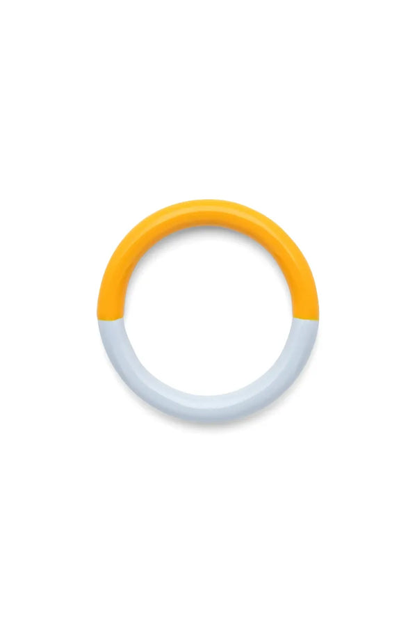 Bague 'Double Color' Skyride Blue/Sunflower | LULU COPENHAGEN