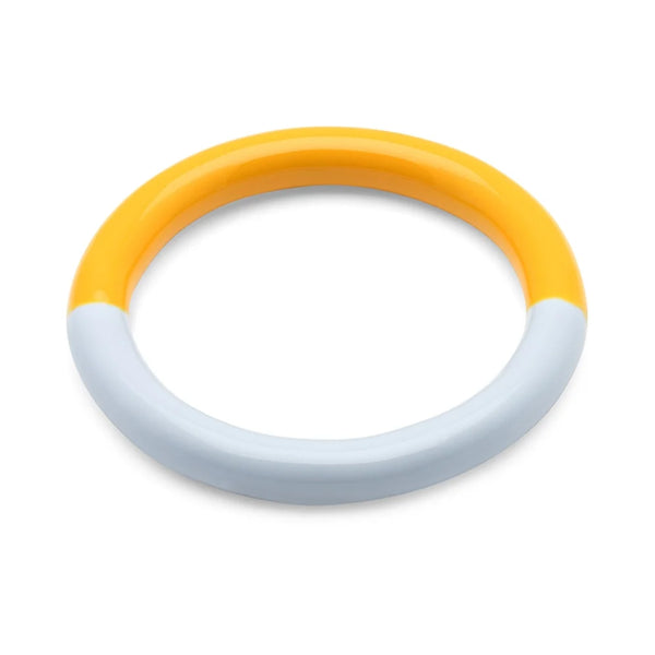 Bague 'Double Color' Skyride Blue/Sunflower | LULU COPENHAGEN