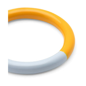 Bague 'Double Color' Skyride Blue/Sunflower | LULU COPENHAGEN