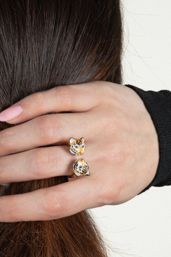 Bague 'FaceToFace' Tigre | NACH BIJOUX