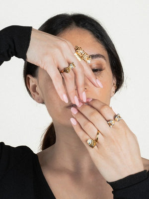Bague 'FaceToFace' Tigre | NACH BIJOUX