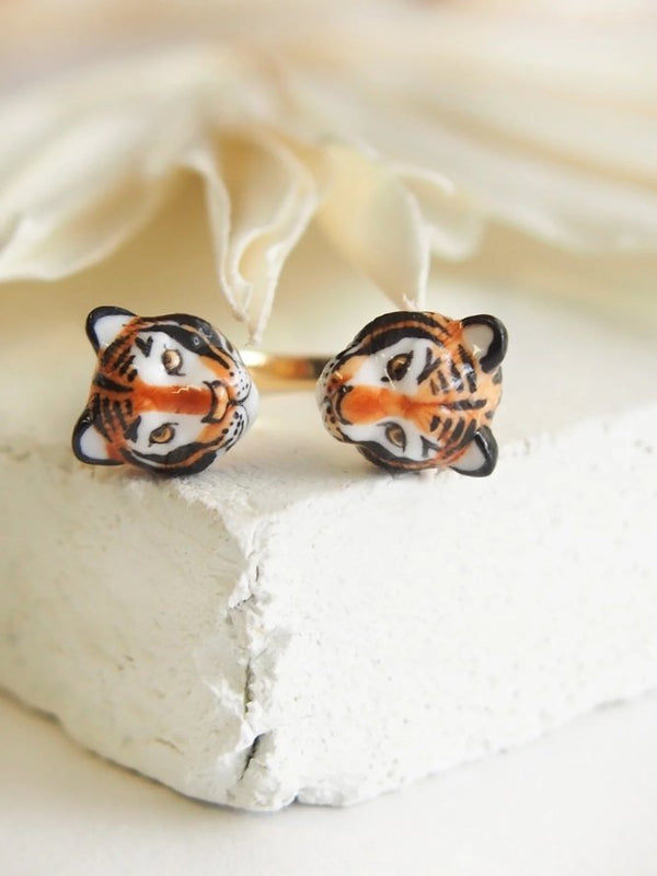 Bague 'FaceToFace' Tigre | NACH BIJOUX