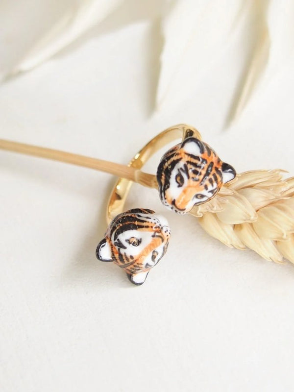 Bague 'FaceToFace' Tigre | NACH BIJOUX