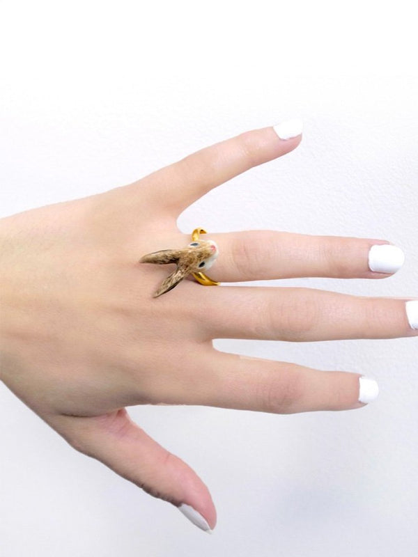 Bague Lapin brun | NACH BIJOUX