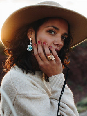 Bague martelée Léopard | NACH BIJOUX