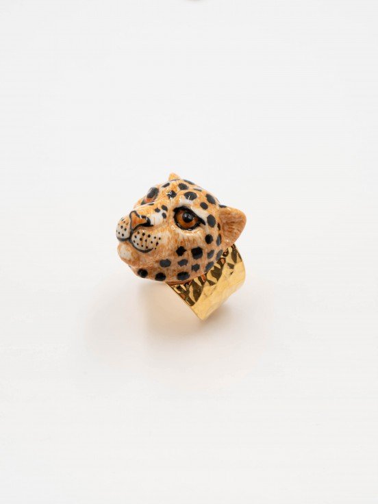 Bague martelée Léopard | NACH BIJOUX