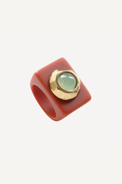 Bague N°69 Teja - Pierre Aventurine | EMOLO