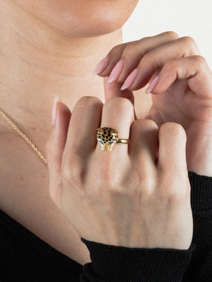 Bague Tête de Léopard | NACH BIJOUX