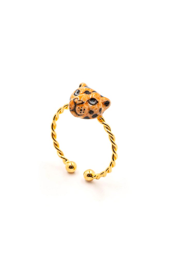 Bague torsadée Léopard | NACH BIJOUX