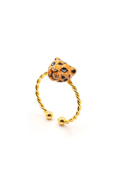 Bague torsadée Léopard | NACH BIJOUX