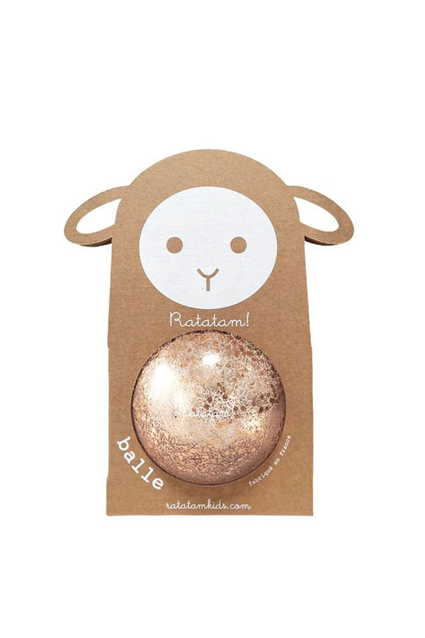 Petit ballon Mouton Bulles Rose 10cm | RATATAM
