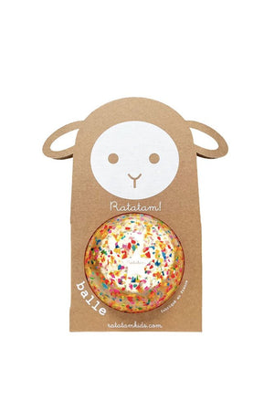 Petit ballon Mouton Confetti Multicolore 10cm | RATATAM