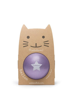 Ballon Chat Paillettes Violet 15cm | RATATAM