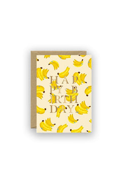 Carte 'Gold Bananas Birthday' | ALL THE WAYS TO SAY