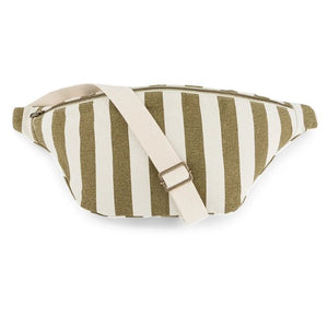 Banane Rayures Olive / Ecru | ROSE IN APRIL