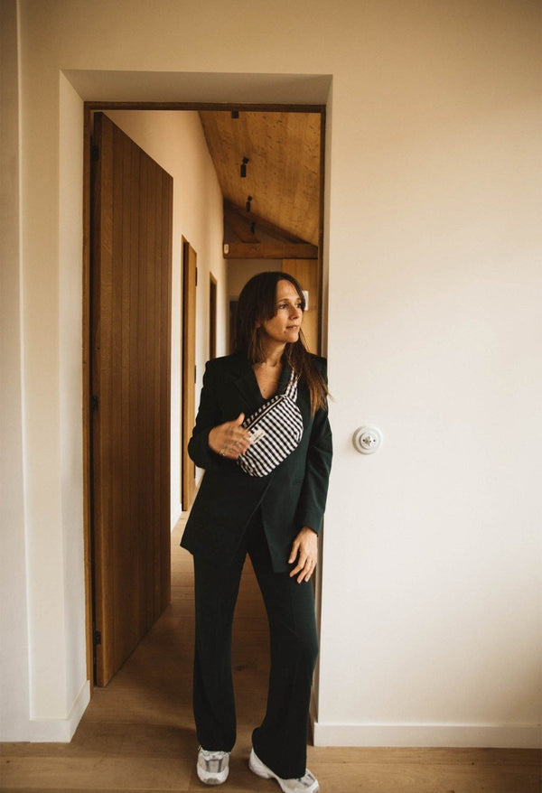 Sac banane Vichy black | GABRIELLE PARIS