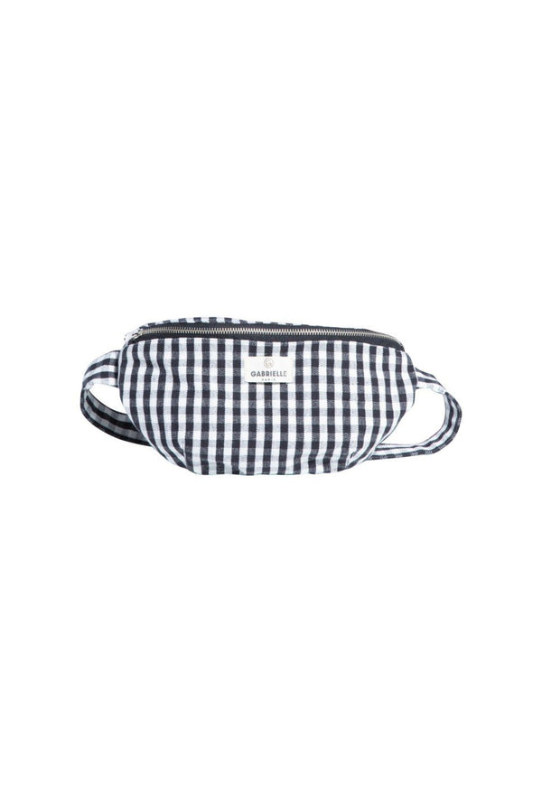 Sac banane Vichy black | GABRIELLE PARIS