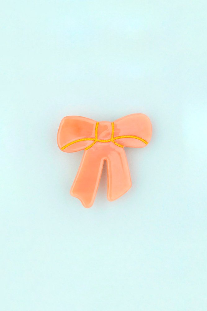 Barrette Noeud Rose | COUCOU SUZETTE