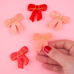 Barrette Noeud Rose | COUCOU SUZETTE