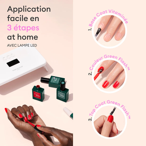 Base coat vitaminée Green Flash | MANUCURIST