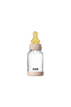 Biberon en verre 'Boheme' 120 ml avec tétine en latex Blush | BIBS