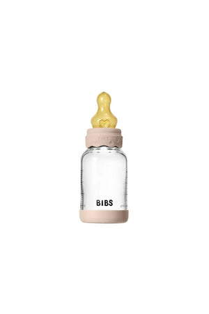 Biberon en verre 'Boheme' 120 ml avec tétine en latex Blush | BIBS