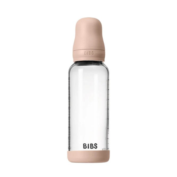 Biberon en verre 240 ml avec tétine en silicone Blush | BIBS