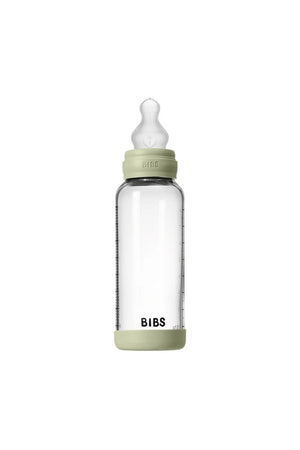 Biberon en verre 240 ml avec tétine en silicone Sage | BIBS