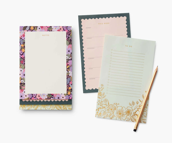 Bloc-notes à niveaux 'Garden party' | RIFLE PAPER CO