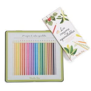 Boîte 24 crayons aquarellables | MOULIN ROTY