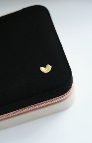 Boîte à bijoux de voyage 'Corinne' MOUFLETTE | MAISON SCARLETT X MOUFLETTE