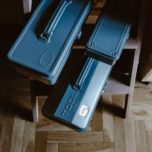 Boîte à outils en métal 'Y 350' Bleu gris | TOYO STEEL