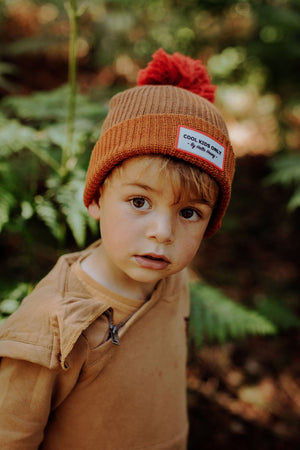 Bonnet Color Block 'Brownie' | HELLO HOSSY