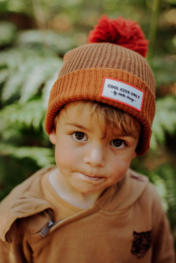 Bonnet Color Block 'Brownie' | HELLO HOSSY