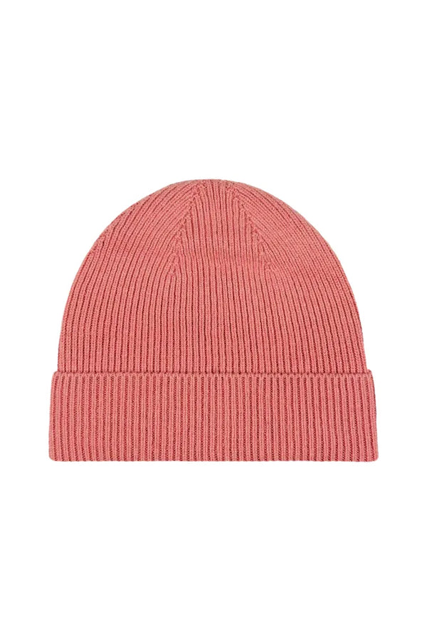 Bonnet en laine mérinos 'Grand-Bé' Vieux rose | CÉZEMBRE