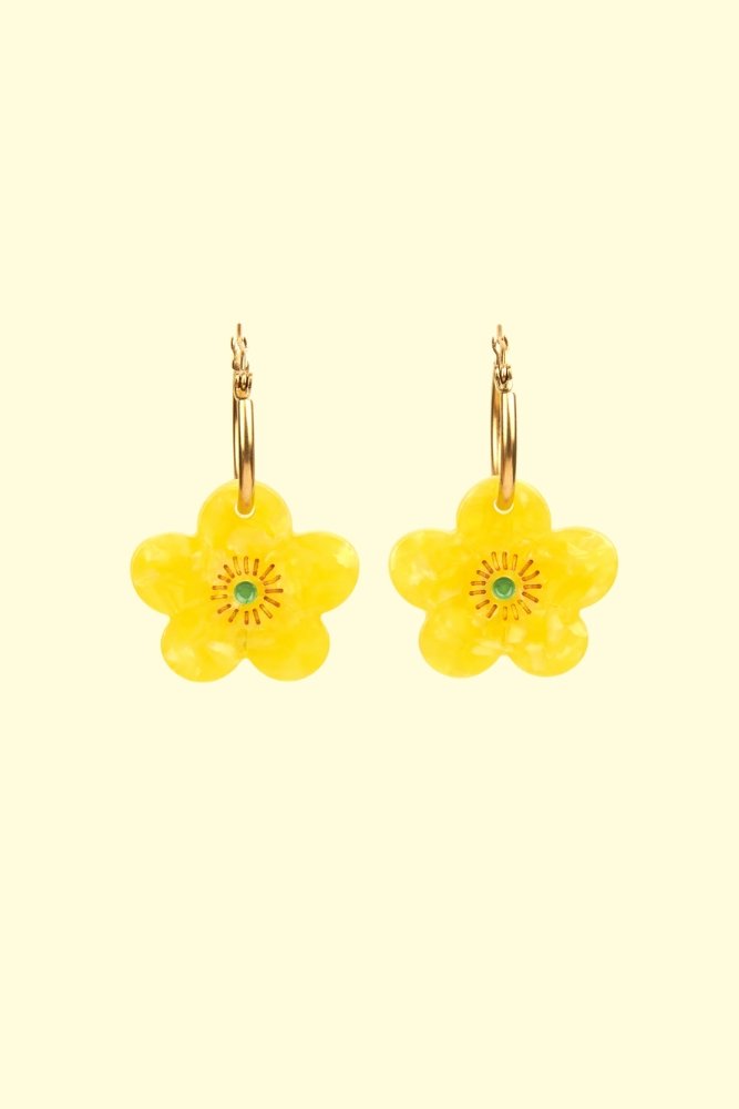 Boucles d'oreilles Bouton d'or | COUCOU SUZETTE