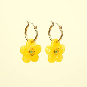 Boucles d'oreilles Bouton d'or | COUCOU SUZETTE