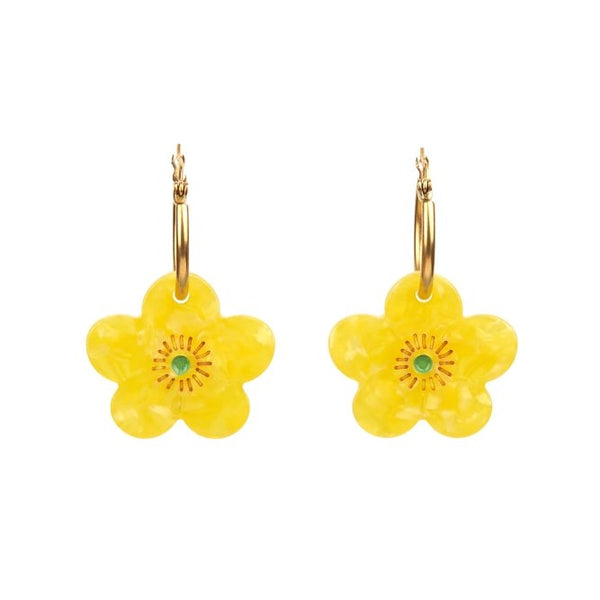Boucles d'oreilles Bouton d'or | COUCOU SUZETTE