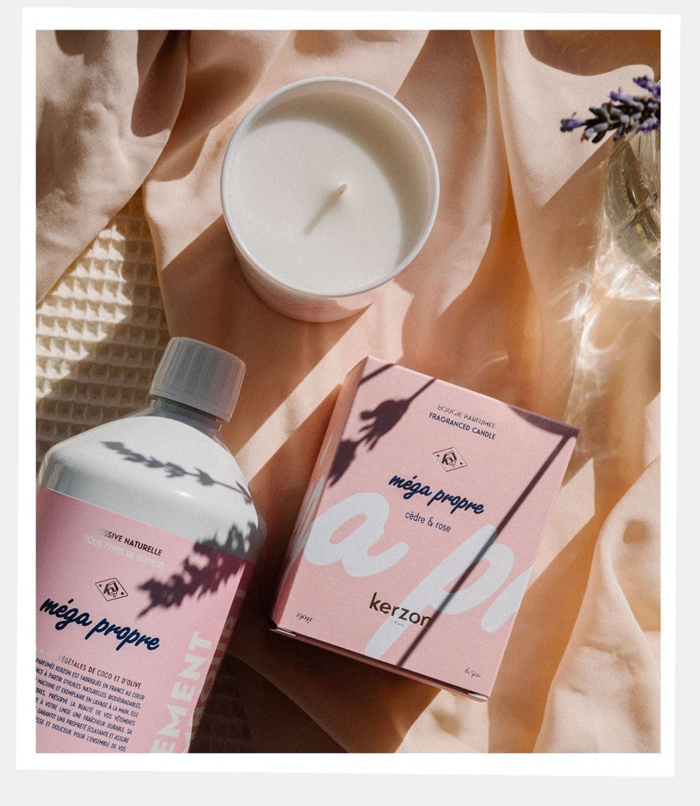 Bougie parfumée 'Méga propre' | KERZON