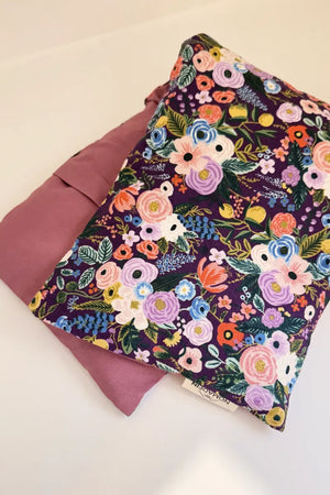 Bouillotte sèche Petit Garden purple | NOMADEIN