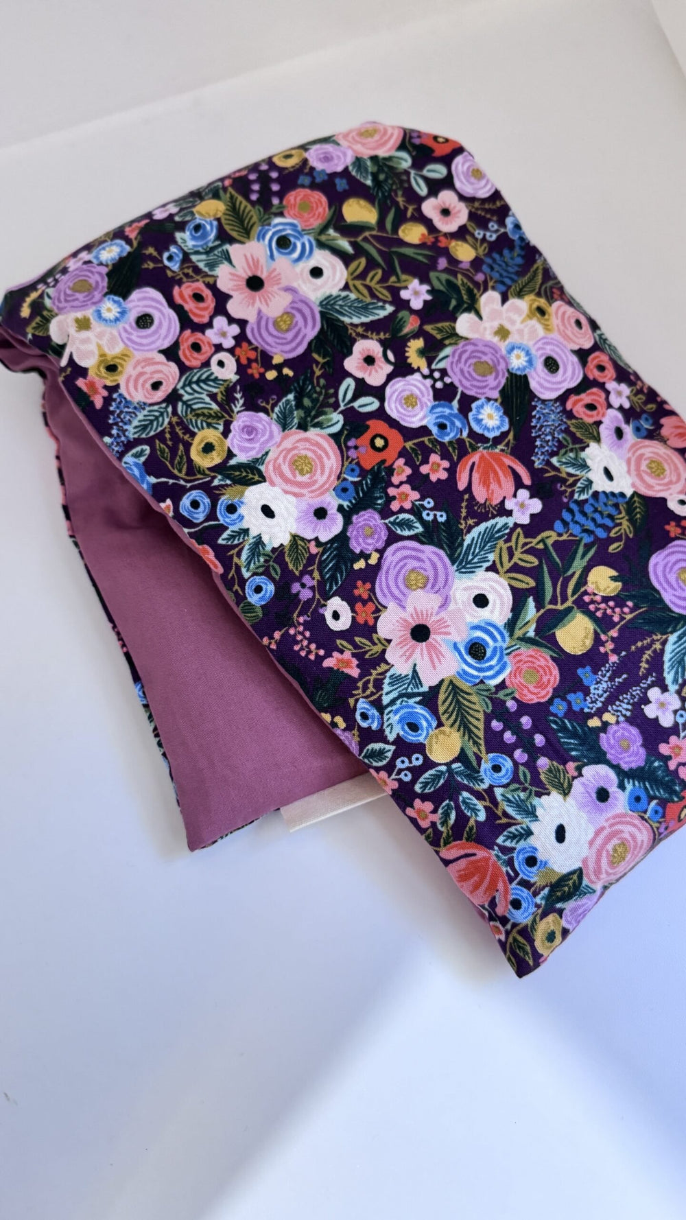 Bouillotte sèche Petit Garden purple | NOMADEIN