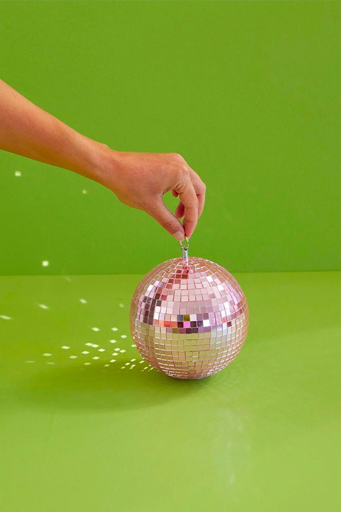 Médium boule à facettes disco Rose | RICE