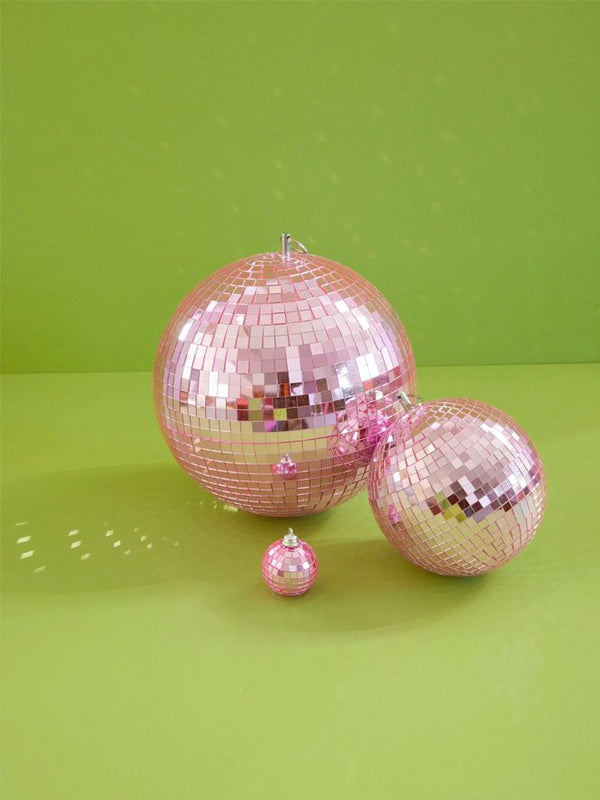 Médium boule à facettes disco Rose | RICE