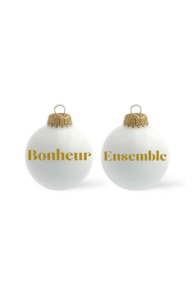 Boule de Noël 'Bonheur Ensemble' | BAUBELS