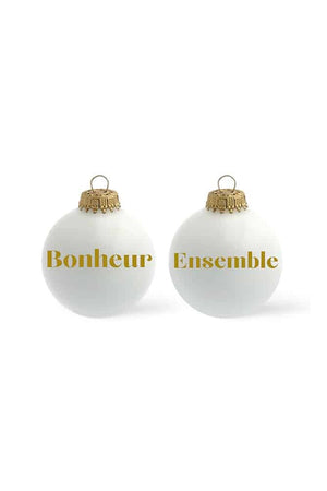 Boule de Noël 'Bonheur Ensemble' | BAUBELS