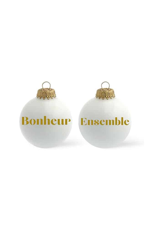 Boule de Noël 'Bonheur Ensemble' | BAUBELS